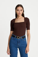 T-shirt Miss Caro Chocolate