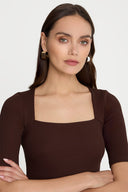 T-shirt Miss Caro Chocolate