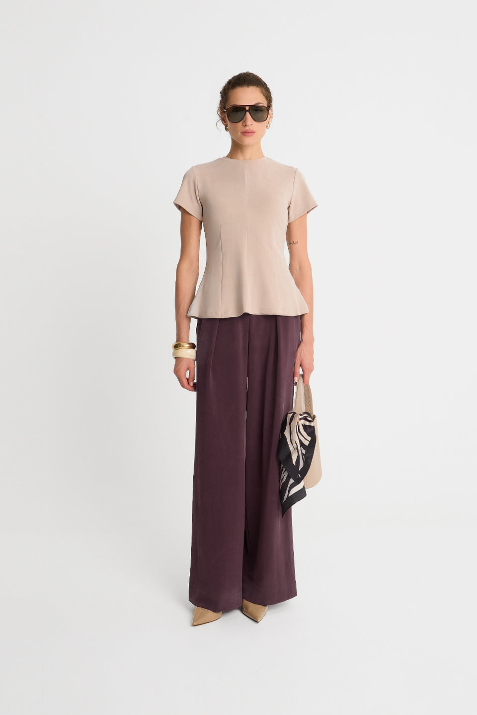 T-shirt Miss Dainty Beige