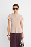 T-shirt Miss Dainty Beige