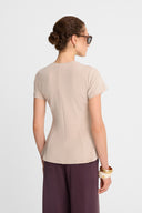 T-shirt Miss Dainty Beige
