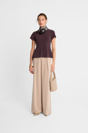 T-shirt Miss Dainty Burgundy