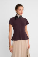 T-shirt Miss Dainty Burgundy