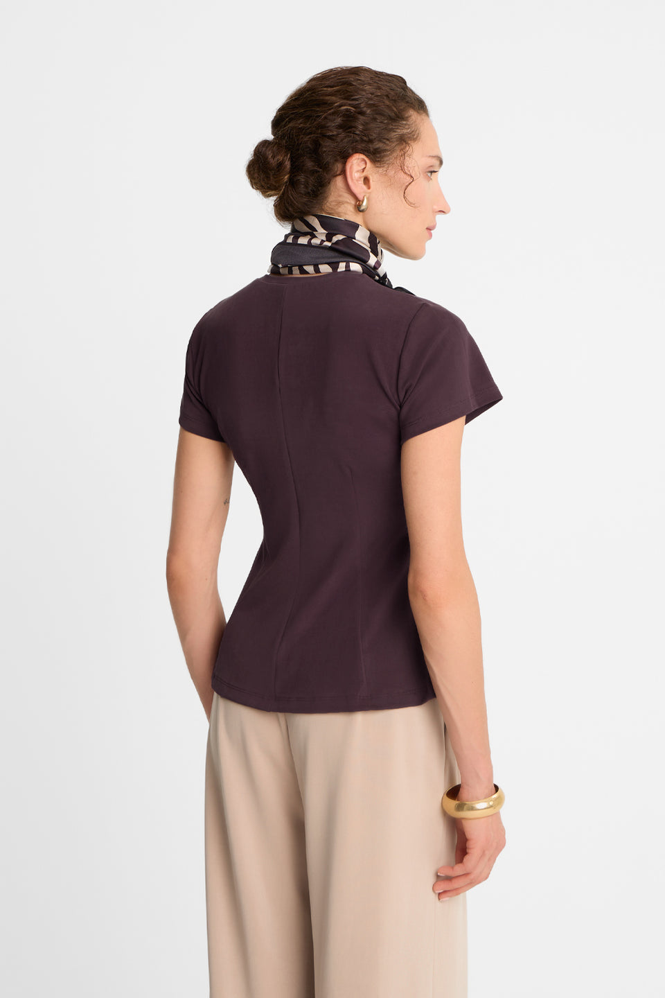 T-shirt Miss Dainty Burgundy
