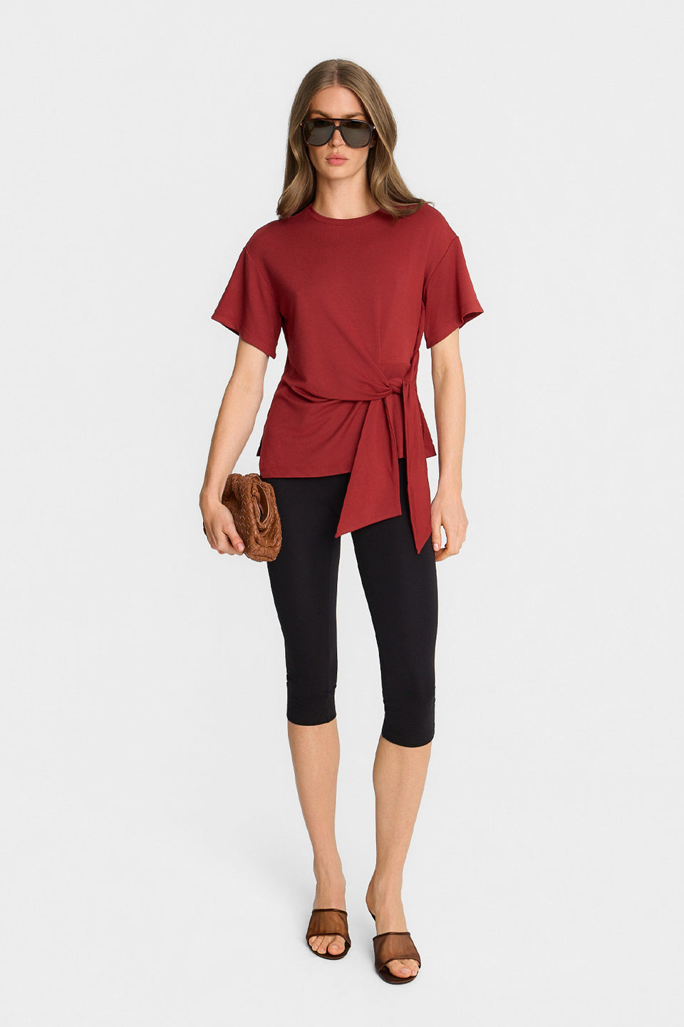 T-shirt Miss Gwyneth Red Brown
