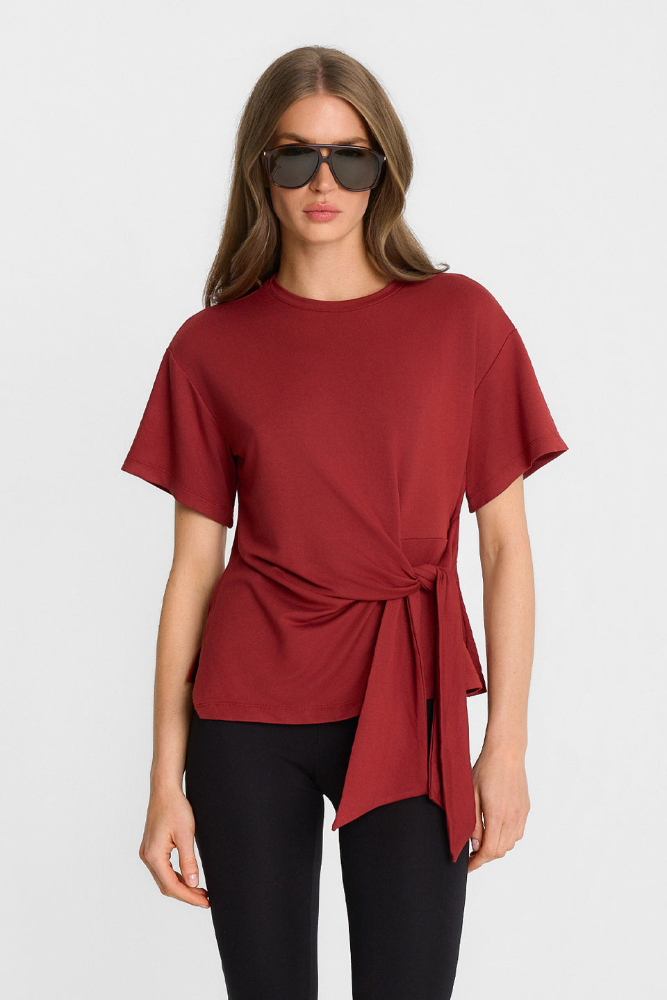 T-shirt Miss Gwyneth Red Brown