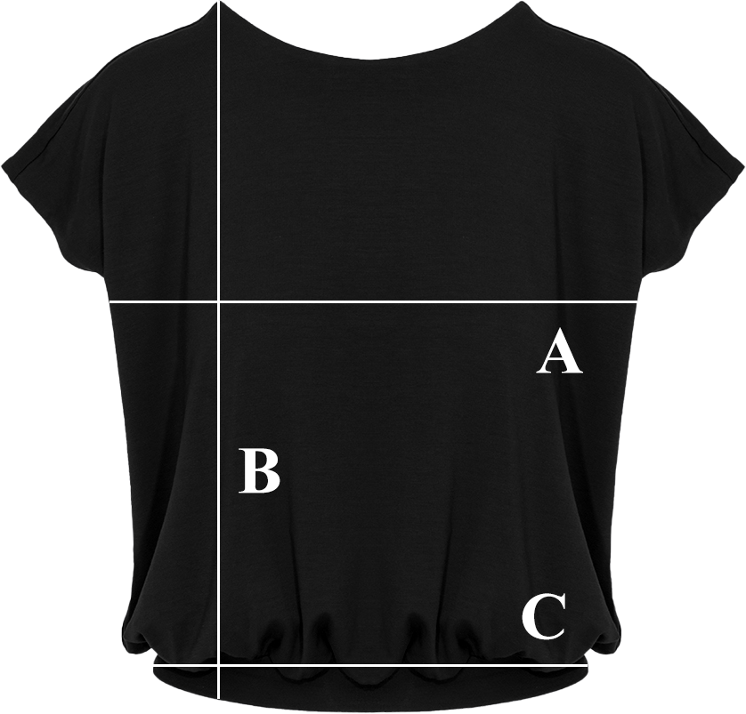 T-shirt Miss Misty Black