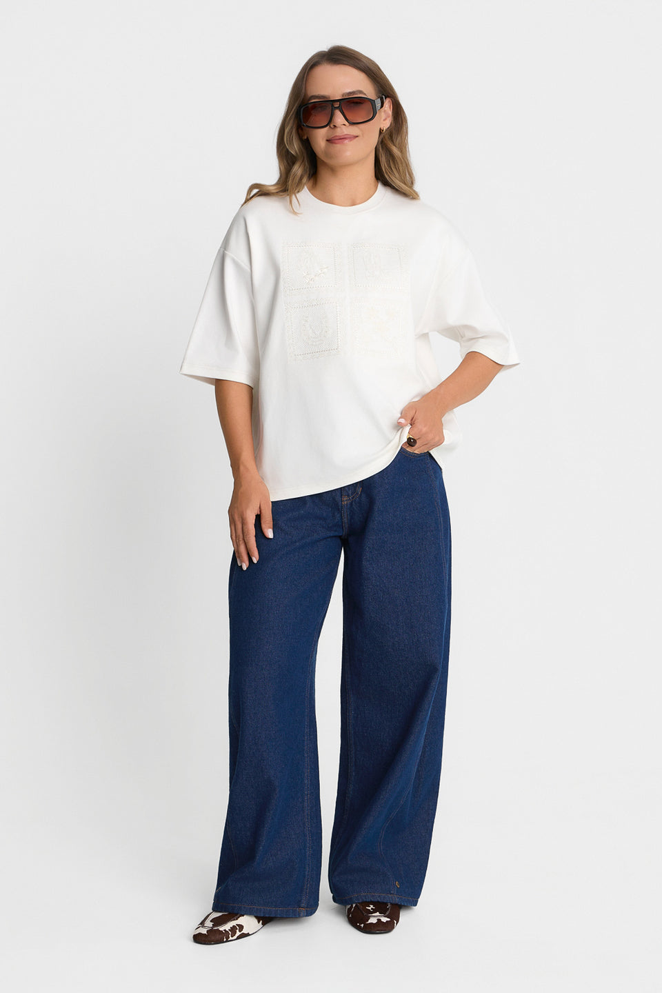 T-shirt Miss Rustic Off White