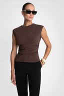 T-shirt Miss Tangled Chocolate