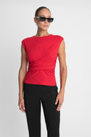 T-shirt Miss Tangled Red