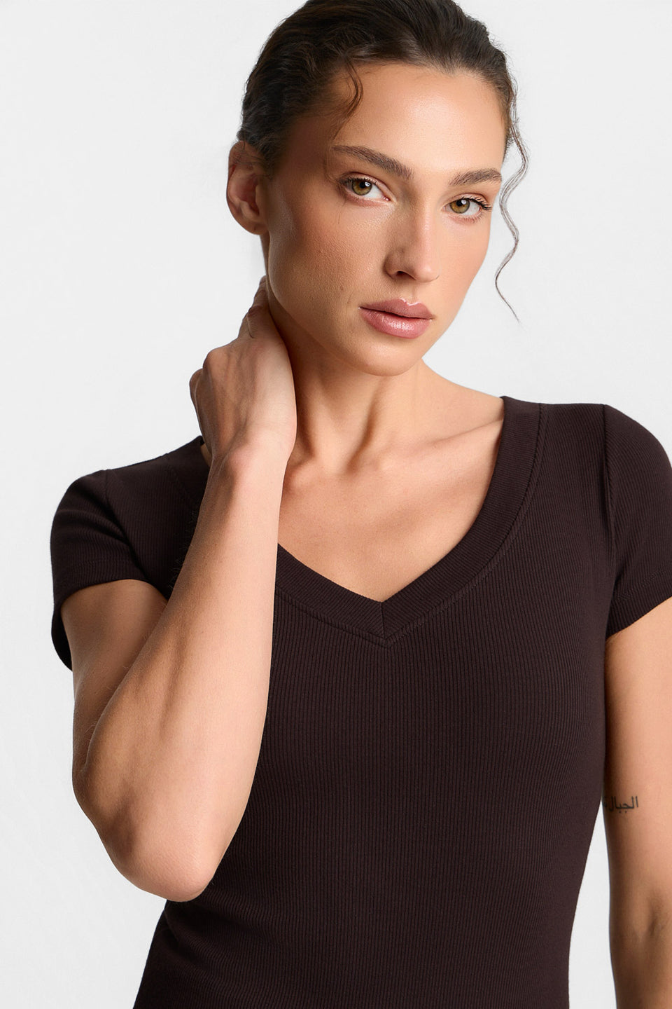 T-shirt Miss Womanly Dark Chocolate