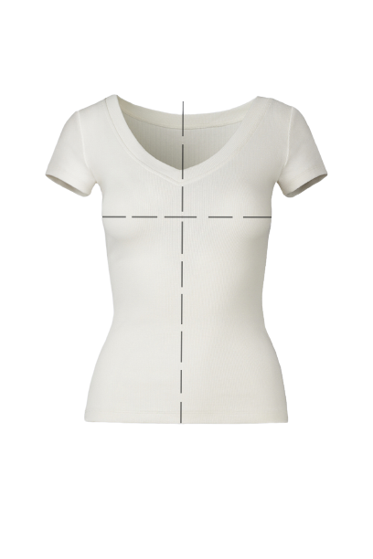 T-shirt Miss Womanly Off White