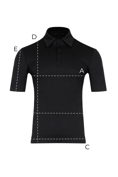 T-shirt Polo Mr Merino Navy