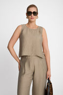 Top Miss Cheer Beige