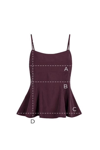 Top Miss Coco Burgundy