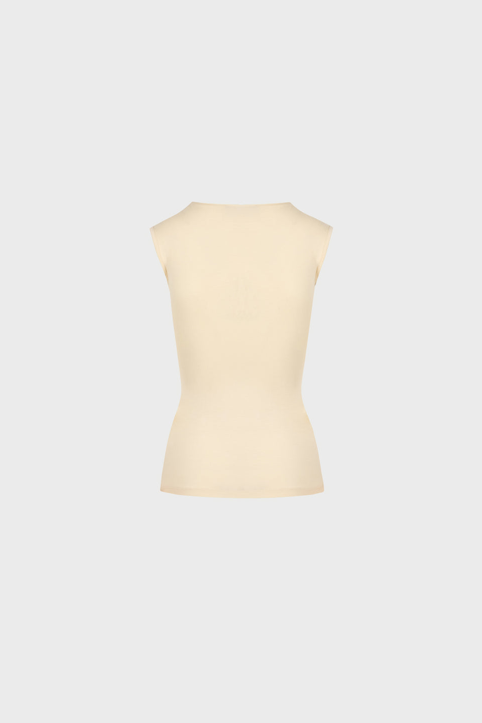 Top Miss Draped Butter Yellow