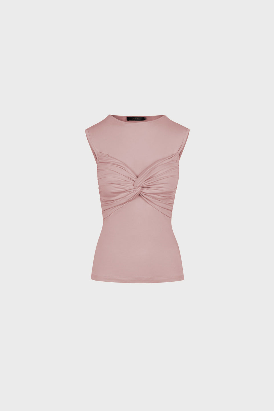Top Miss Draped Dusty Pink