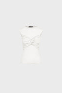 Top Miss Draped Off White