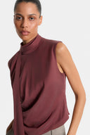 Top Miss Jackie Burgundy