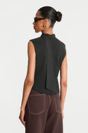 Miss Jackie Dark Green Top