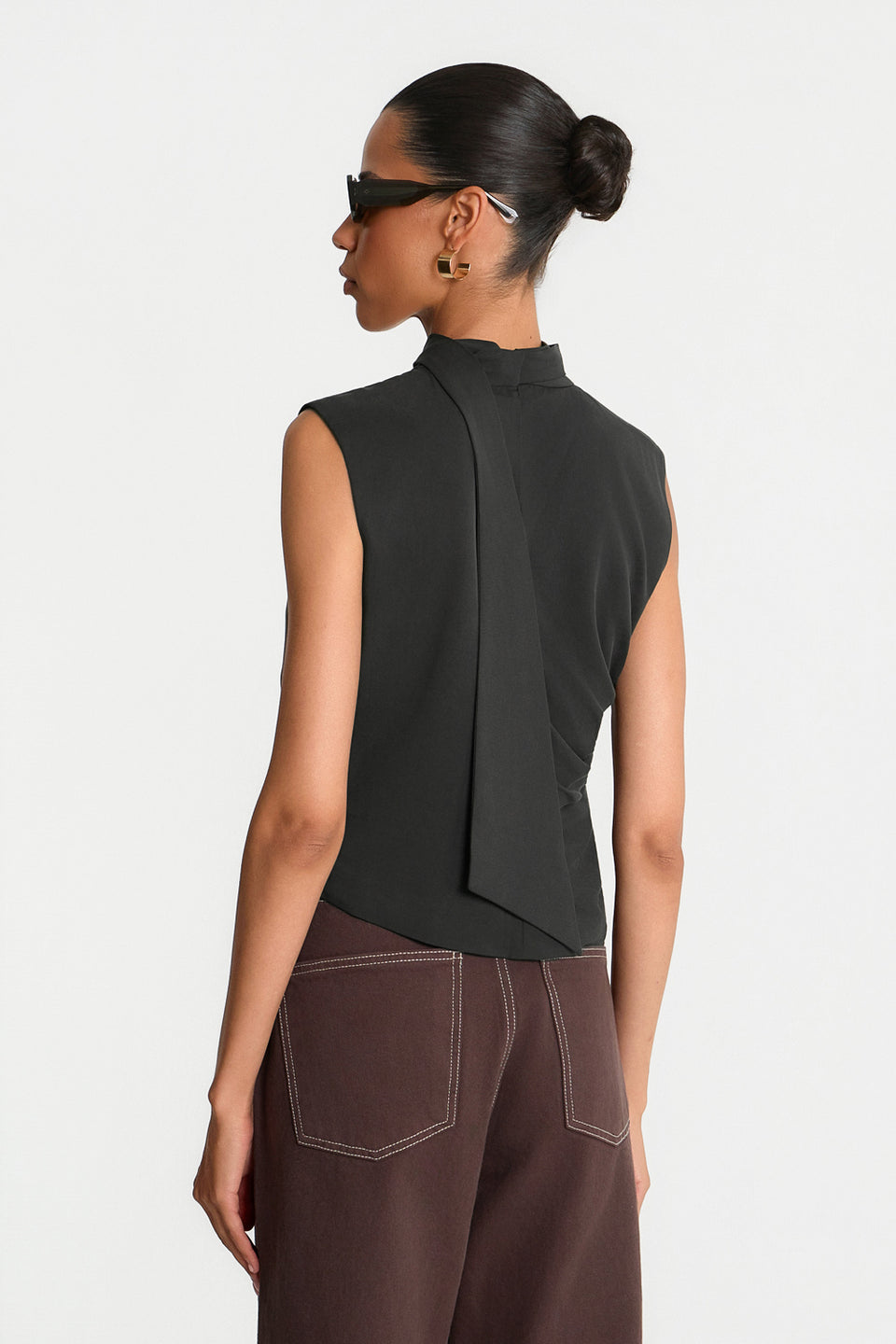 Miss Jackie Dark Green Top