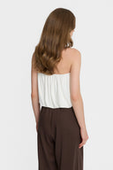 Miss Luna Off-White Top