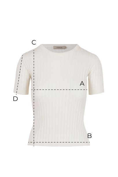 T-shirt Miss Quiet Off White