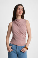 Top Miss Sculptural Dusty Pink