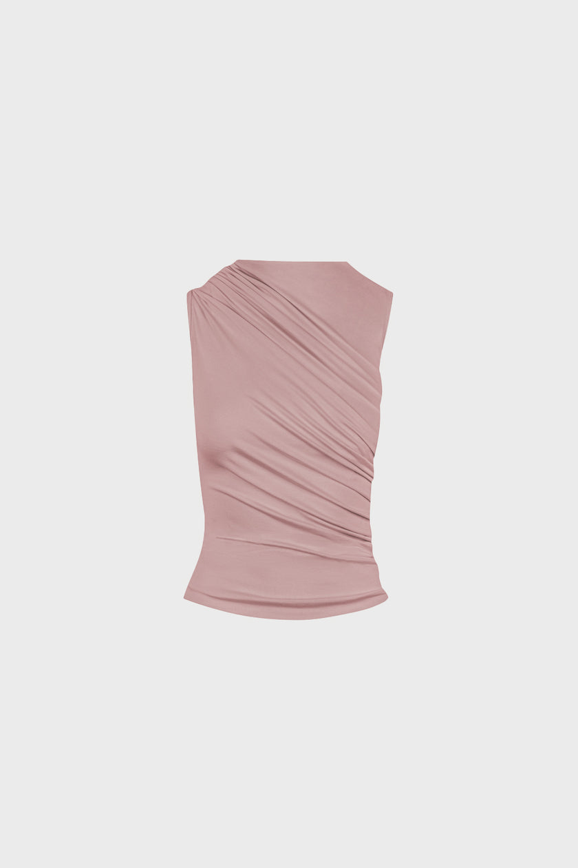 Top Miss Sculptural Dusty Pink
