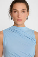 Top Miss Sculptural Light Blue