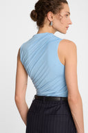 Top Miss Sculptural Light Blue