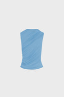 Top Miss Sculptural Light Blue