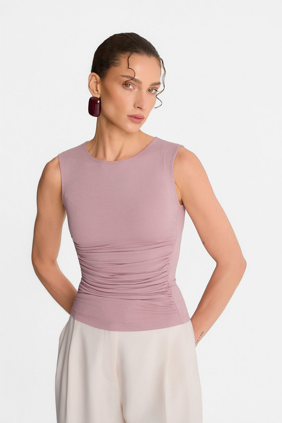 Miss Shapely Dusty Pink Top
