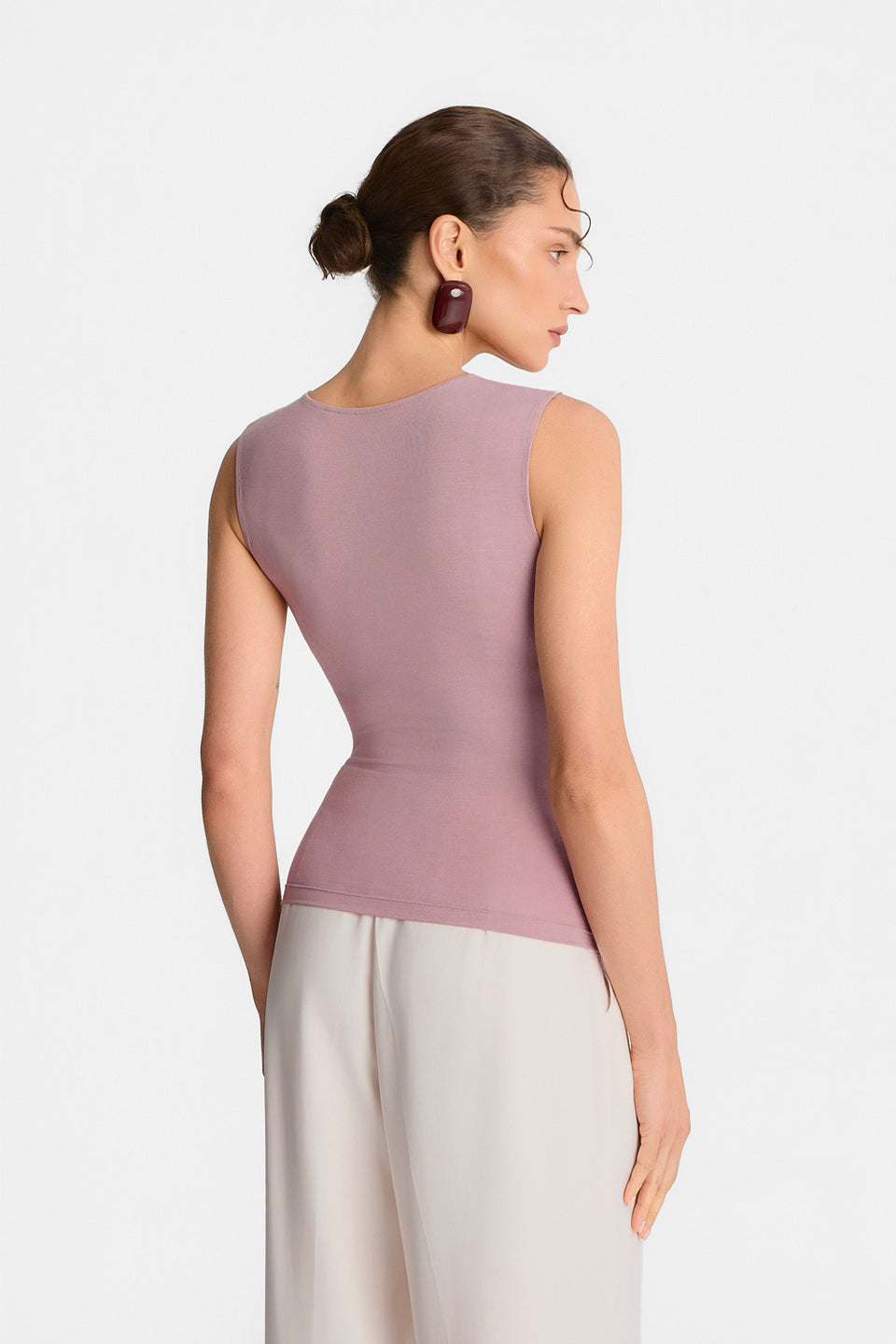Top Miss Shapely Dusty Pink
