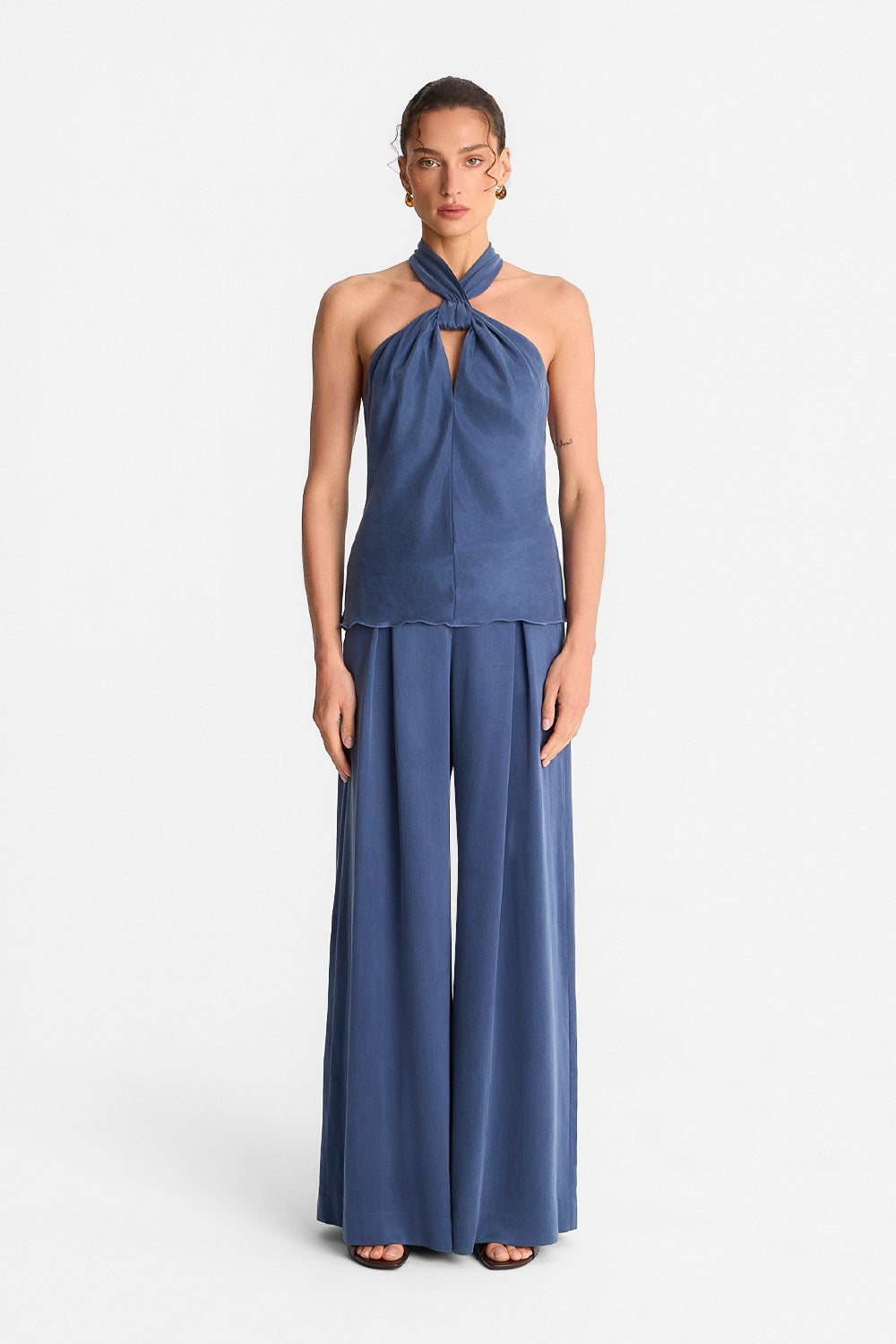 Top Miss Vail Vintage Blue