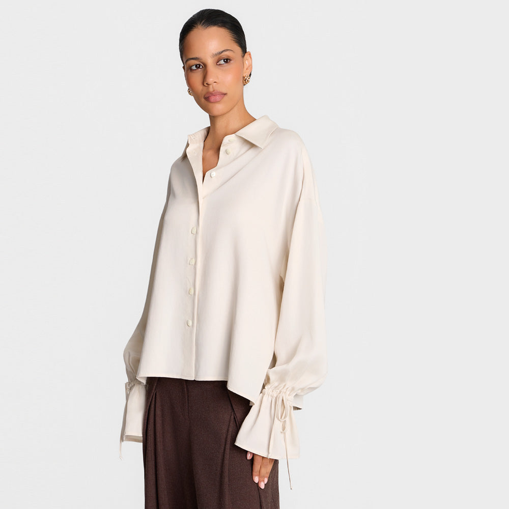 Miss Wanted Creme Shirt