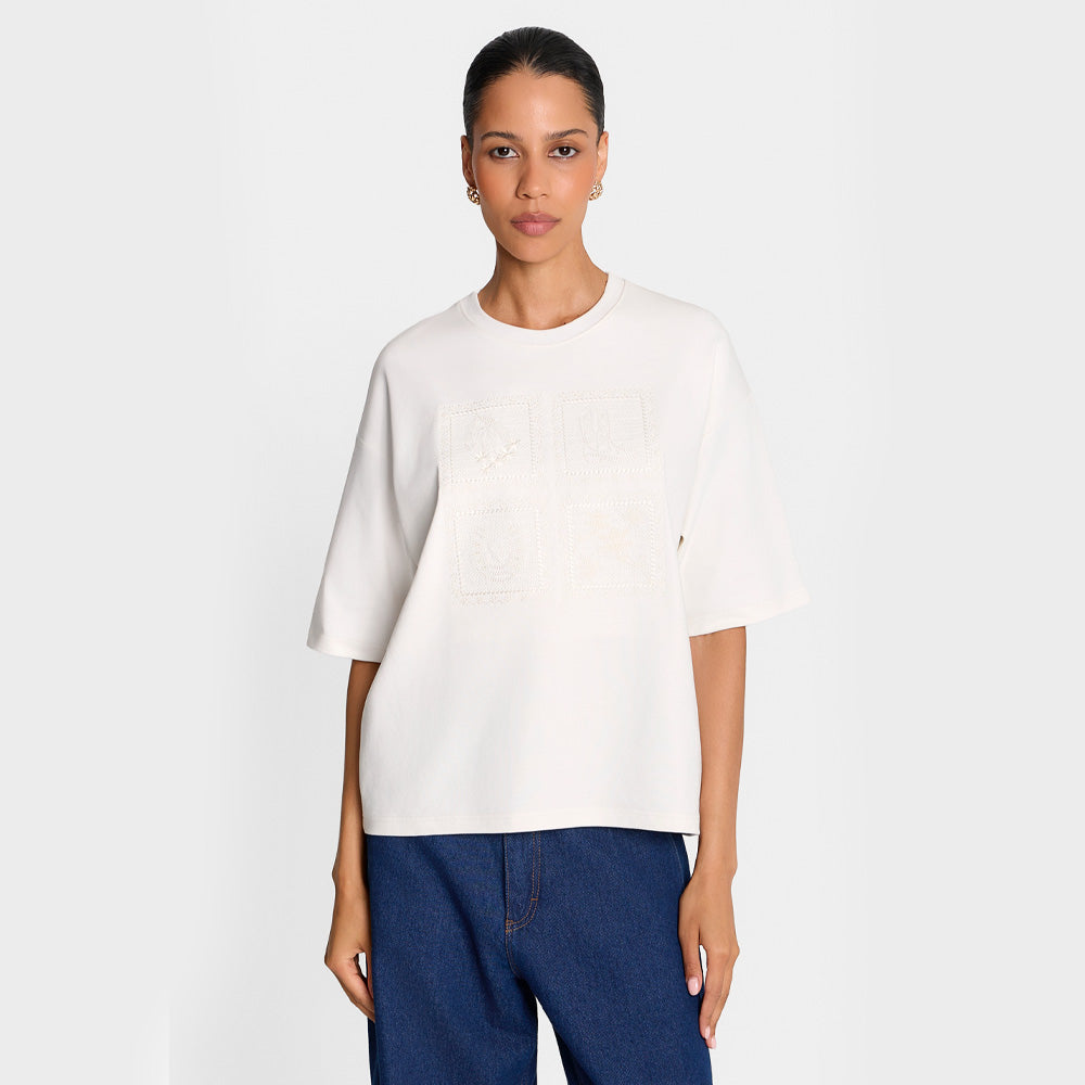 Miss Rustic Off-White T-shirt