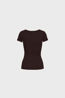 T-shirt Miss Womanly Dark Chocolate