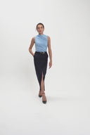 Top Miss Sculptural Light Blue