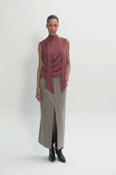 Miss Magnani Beige Skirt