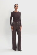 Longsleeve Miss Walles Chocolate