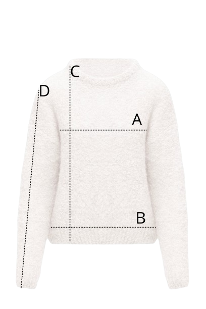 Sweter Miss Fluffy Creme