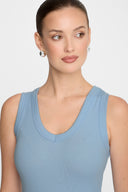 Top Miss Ribby Light Blue