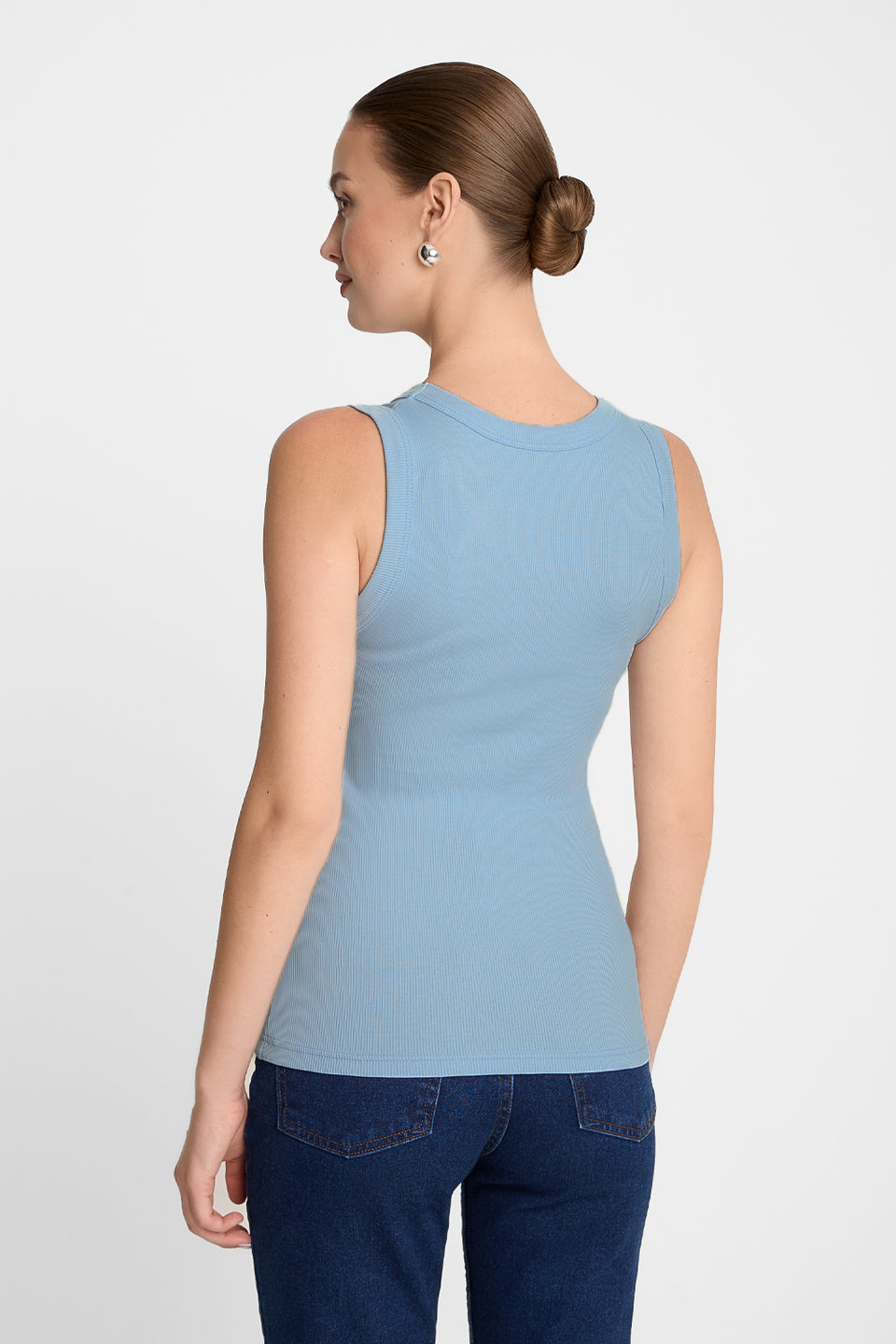 Top Miss Ribby Light Blue
