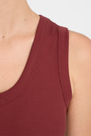 Top Miss Ribby Red Brown