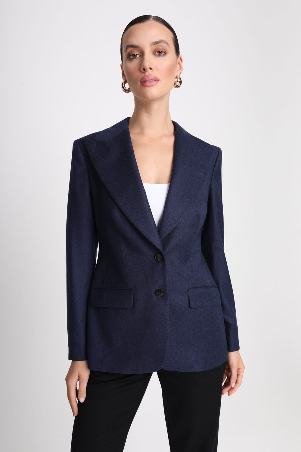 Marynarka Miss Heritage Melange Navy